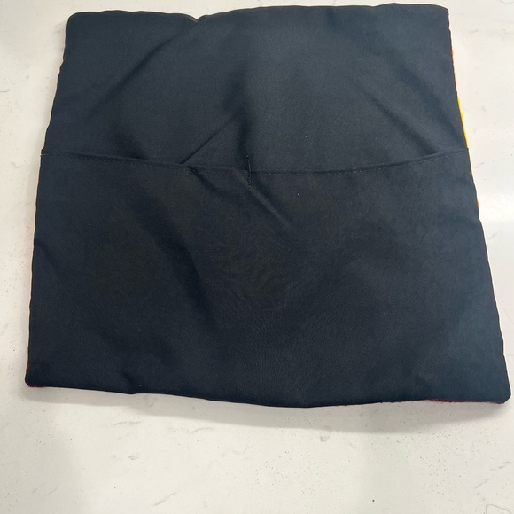 Vintage Handmade Ethiopian Embroidered Pillow Case/Shabbot Shalom 17x15 - Picture 3 of 3